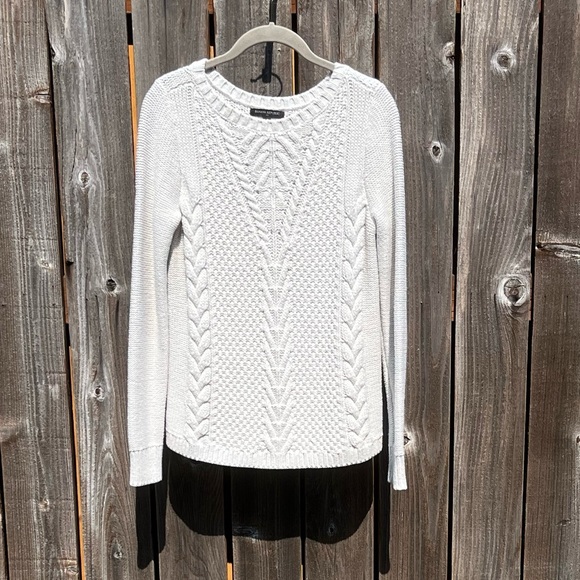 Banana Republic knit tan sweater size small - Picture 7 of 17